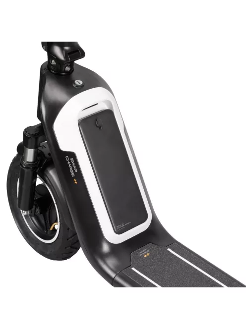 Elektromos roller kivehető akkumulátorral W-TEC SwapCharge 500W 10", alumínium ötvözet váz, 25 km/h, 38 km hatótáv, tárcsafék, állvány - fehér