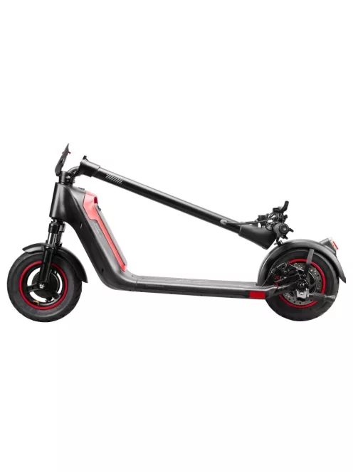 Elektromos roller kivehető akkumulátorral W-TEC SwapCharge 500W 10", alumínium ötvözet váz, 25 km/h, 38 km hatótáv, tárcsafék, állvány - piros
