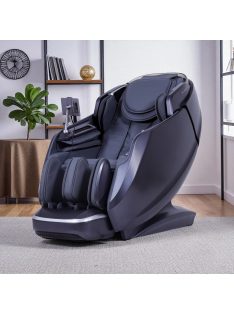   Masszázsfotel inSPORTline Balsadena, LCD vezérlőkijelző, beépített hangszórók, LED-világítás, 20 előre beállított program, műbőr - fekete