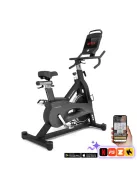 Szobakerékpár inSPORTline ZenRoute 1200, HRC program, 22kg lendkerék, italtartó, 10,1" TFT érintőképernyő, ékszijas, max. 150kg