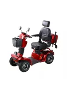 Négykerekű elektromos robogó inSPORTline Thodor, ólomsav akkumulátor, 40 km hatótávolság, 112 kg, 20 km/h - piros