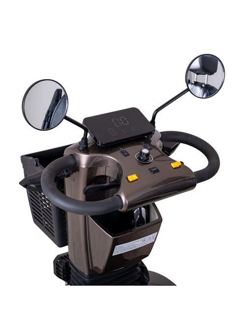 Négykerekű elektromos robogó inSPORTline Thodor, ólomsav akkumulátor, 40 km hatótávolság, 112 kg, 20 km/h - barna