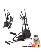 Ellipszis tréner inSPORTline ZenStride 200, helytakarékos, összecsukható, mozgatható, kényelmes, halk, első lendkerekes, elektromos, max.120kg