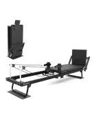 Reformer pilates inSPORTline Auraler, kettős ellenállási rendszer, összecsukható acélszerkezet, görgők a könnyű kezeléshez