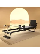 Reformer pilates inSPORTline Auraler, kettős ellenállási rendszer, összecsukható acélszerkezet, görgők a könnyű kezeléshez