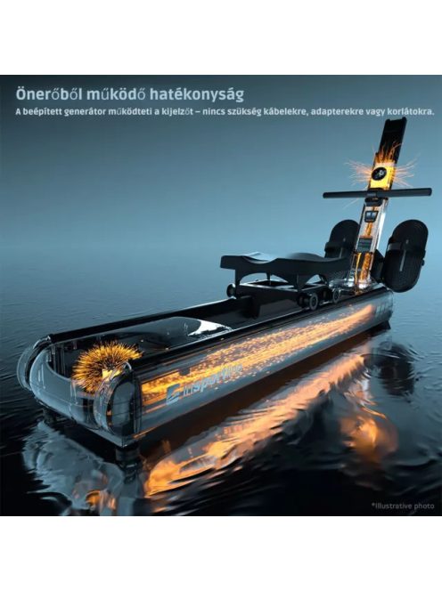 Evezőgép inSPORTline ZenRow 30, mágnesfékes, generátoros