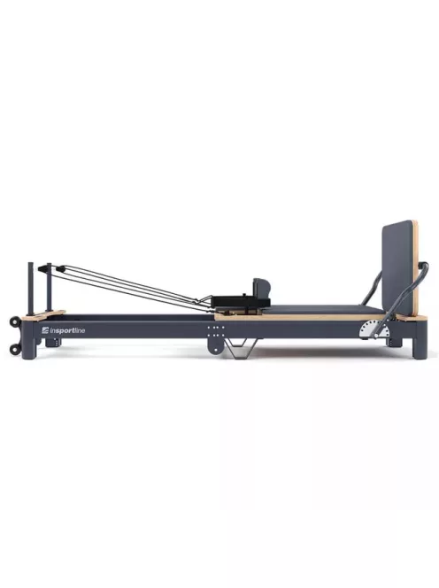 Pilates reformer inSPORTline Comfolder, pilates box tartozék, praktikus, összecsukható, porszórt, karcálló, rugós ellenállás, ALU váz, súly 68kg 