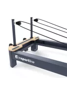 Pilates reformer inSPORTline Comfolder, pilates box tartozék, praktikus, összecsukható, porszórt, karcálló, rugós ellenállás, ALU váz, súly 68kg 