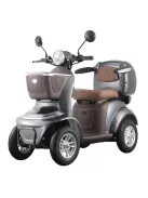 Négykerekű elektromos moped W-TEC Lubica II, LCD kijelző, 3 sebességi mód, biztonsági riasztó - szürke