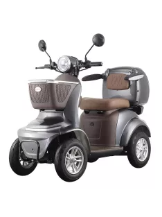   Négykerekű elektromos moped W-TEC Lubica II, LCD kijelző, 3 sebességi mód, biztonsági riasztó - szürke