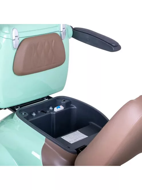 Négykerekű elektromos moped W-TEC Lubica II, LCD kijelző, 3 sebességi mód, biztonsági riasztó - szürke