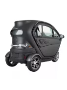 Elektromos robogó tetővel W-TEC Tukago - 25 km/h, tolatókamera 4"-os LCD kijelzővel, multimédiás Bluetooth, biztonsági övek, riasztórendszer - fekete