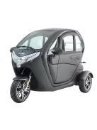 Elektromos robogó tetővel W-TEC Tukago - 45 km/h, tolatókamera 4"-os LCD kijelzővel, multimédiás Bluetooth, biztonsági övek, riasztórendszer - fekete