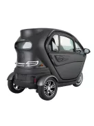 Elektromos robogó tetővel W-TEC Tukago - 45 km/h, tolatókamera 4"-os LCD kijelzővel, multimédiás Bluetooth, biztonsági övek, riasztórendszer - fekete
