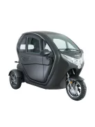 Elektromos robogó tetővel W-TEC Tukago - 45 km/h, tolatókamera 4"-os LCD kijelzővel, multimédiás Bluetooth, biztonsági övek, riasztórendszer - fekete