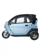 Elektromos robogó tetővel W-TEC Tukago - 45 km/h, tolatókamera 4"-os LCD kijelzővel, multimédiás Bluetooth, biztonsági övek, riasztórendszer - kék