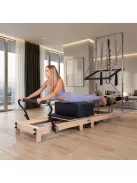 Pilates reformer inSPORTline Driftaler, összecsukható szerkezet biztonsági retesszel, tölgyfából készült váz, speciális pilates-doboz