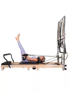 Pilates reformer inSPORTline Driftaler, összecsukható szerkezet biztonsági retesszel, tölgyfából készült váz, speciális pilates-doboz
