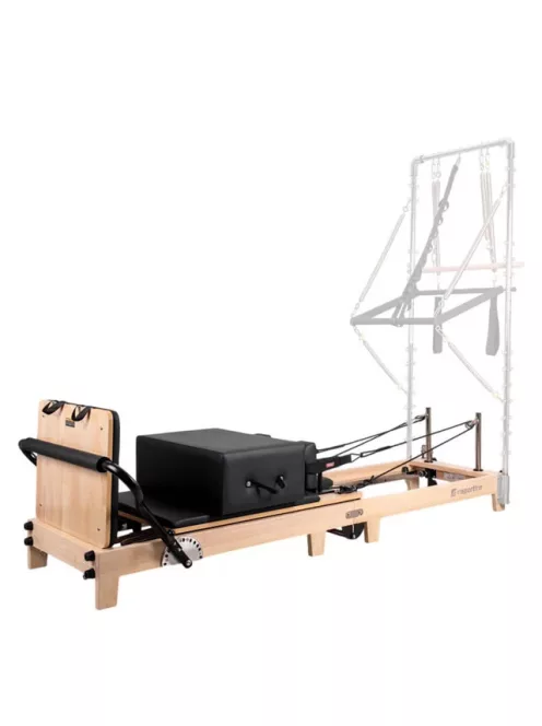 Pilates reformer inSPORTline Driftaler, összecsukható szerkezet biztonsági retesszel, tölgyfából készült váz, speciális pilates-doboz