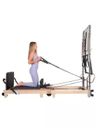 Pilates reformer inSPORTline Driftaler, összecsukható szerkezet biztonsági retesszel, tölgyfából készült váz, speciális pilates-doboz