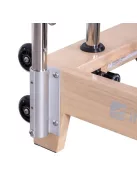 Pilates Reformer torony inSPORTline Driftaler, stabil szerkezet, 53 rögzítőszem, V-alakú fogantyú, négy hosszú és négy rövid prémium rugó