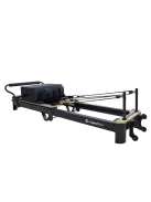 Pilates reformer inSPORTline Comfolder EVO, összecsukható szerkezet, 4 görgő a könnyű mozgatáshoz, karcolásálló váz, levehető háttámla, pilates doboz - bézs