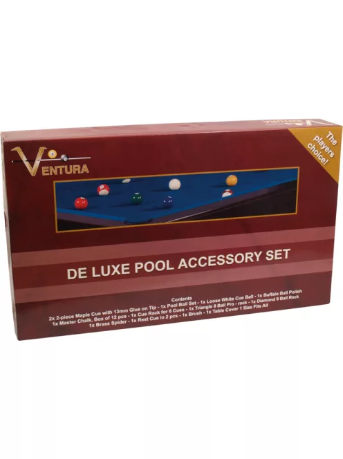 Ventura De Luxe pool billiard accessories set