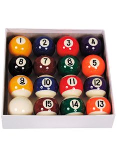   golyókészlet VENTURA Laminated  57,2 pool 57,2mm-es fehér golyóval