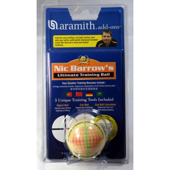 Snooker gyakorló golyó 52,4mm "Nic Barrow"
