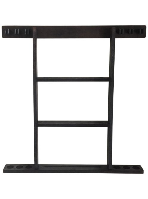 Wall Cue Holder Buffalo for 6 cues, dark brown