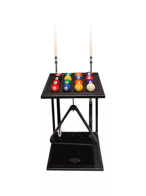 cue holder6 cues, 1 ball set and 1 triangle