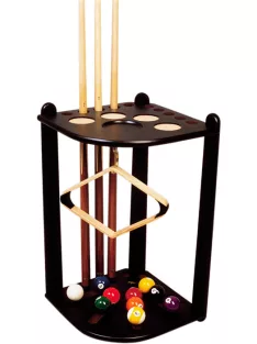 Cue holder corner rack for 10 cues black