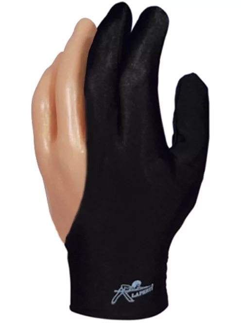 Black billiard gloves Laperti "L" size