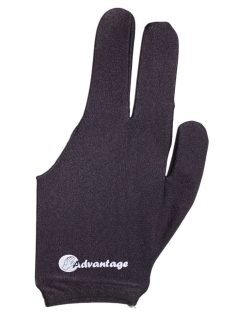 Black billiard gloves ADVANTAGE "L" size