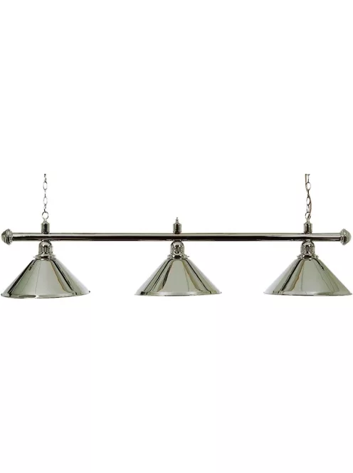 Buffalo three-piece chrome billiard lamp