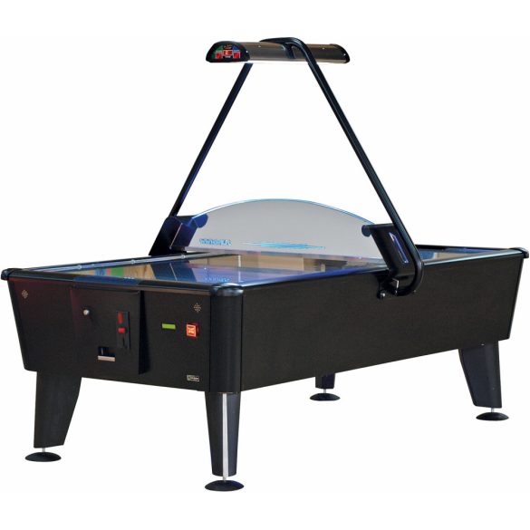 coin-operated indoor Buffalo Ice black air hockey in 8' size