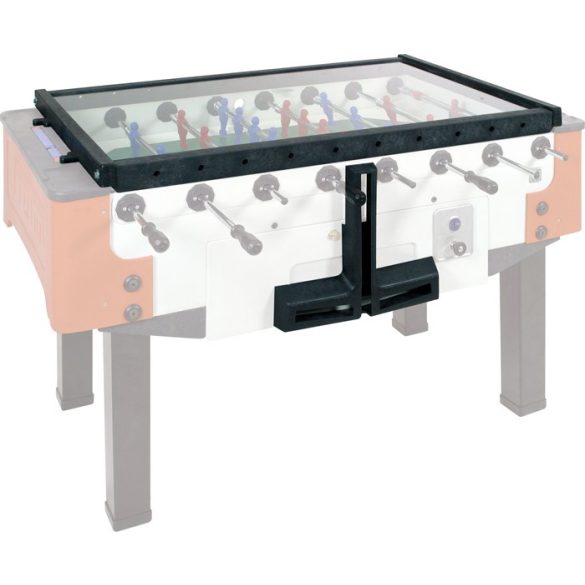 Storm foosball table with glass cover