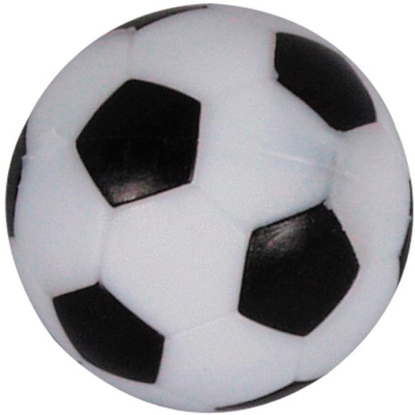 Foosball ball with football pattern black and white 36mm