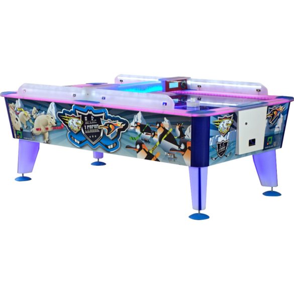 coin-operated indoor Buffalo Arctic air hockey in 8' size
