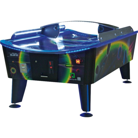 coin-operated indoor- outdoor Buffalo Storm air hockey in 8' size