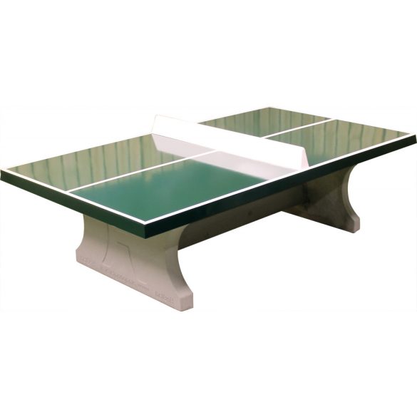 vandal resistant outdoor HeBlad concrete table tennis table classic green