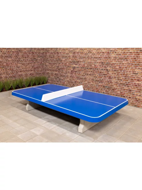 vandal resistant outdoor HeBlad concrete table tennis table classic green