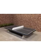 vandal resistant outdoor HeBlad concrete table tennis table classic green