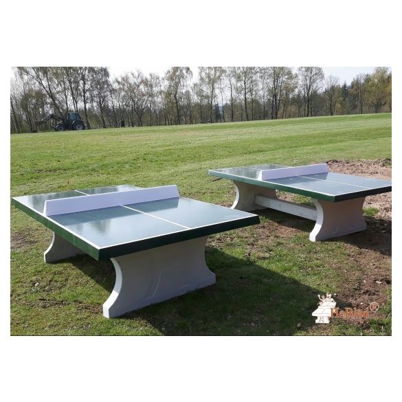 vandálbiztos, kültéri HeBlad beton asztalitenisz asztal klasszikus zöld