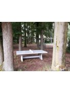 vandálbiztos, kültéri HeBlad beton pingpong asztal klasszikus natúr