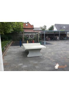   vandálbiztos, kültéri HeBlad beton pingpong asztal klasszikus natúr, kerekített