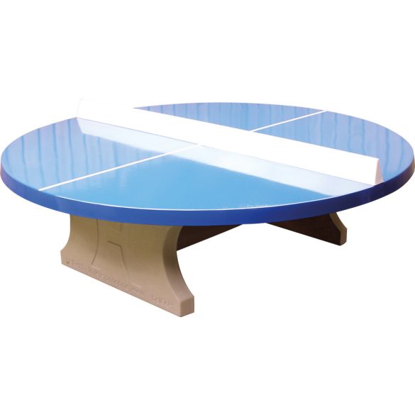 vandálbiztos, kültéri HeBlad beton asztalitenisz asztal klasszikus kék, kerek