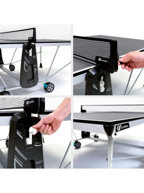 Cornilleau 300 Indoor Ping-Pong Table, grey