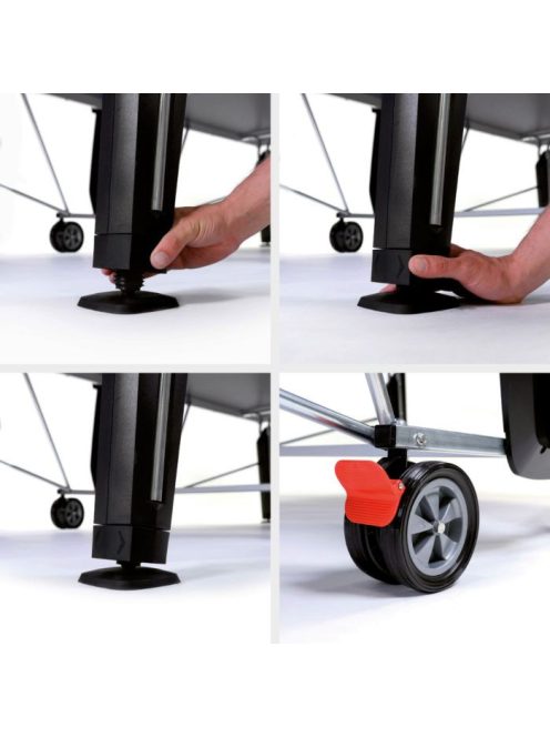 Cornilleau 500 Indoor Ping-Pong table, grey