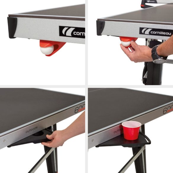 Cornilleau 600X outdoor ping pong table blue